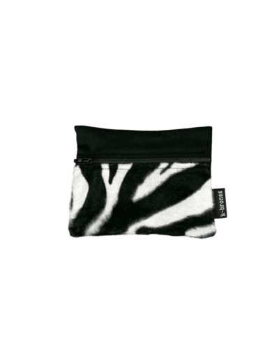 Moneder zebra terciopelo