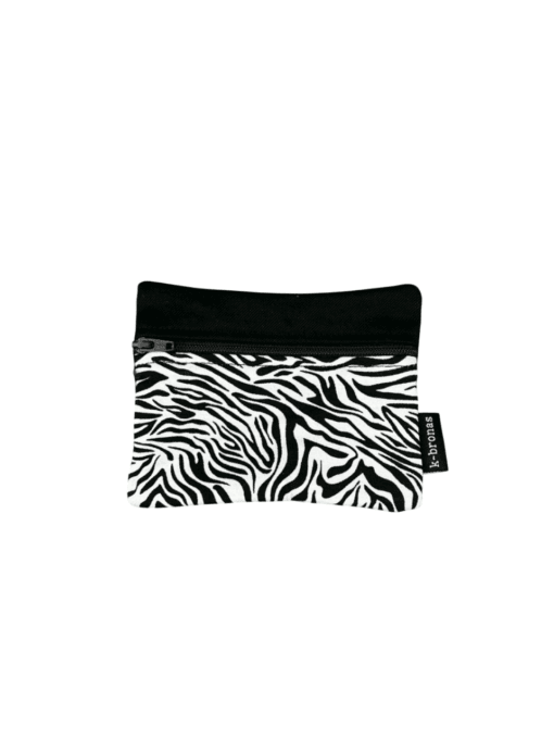 Moneder zebra blanc petit