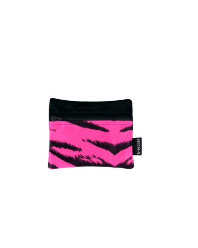 Moneder zebra rosa