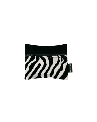 Moneder zebra beix