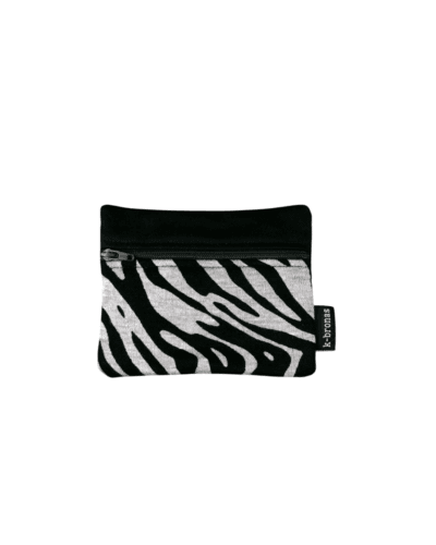 Moneder zebra plata