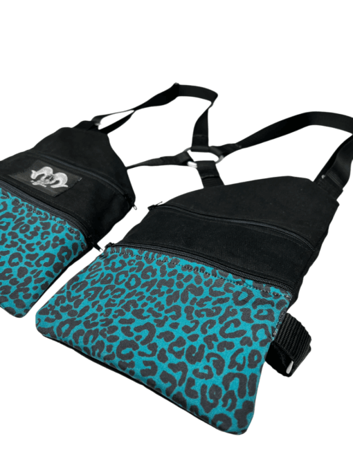 Pistolera lleopard blau - Imatge 4