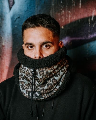 Buff lleopard blavós