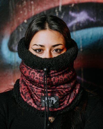 Buff lleopard vermell