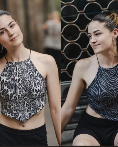 Kiki lleopard gris-zebra gris