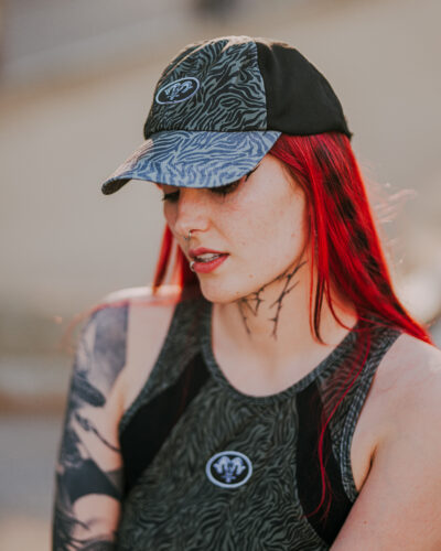 Gorra zebra verd
