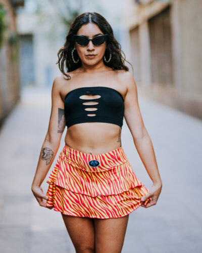 Kandy zebra groc-rosa