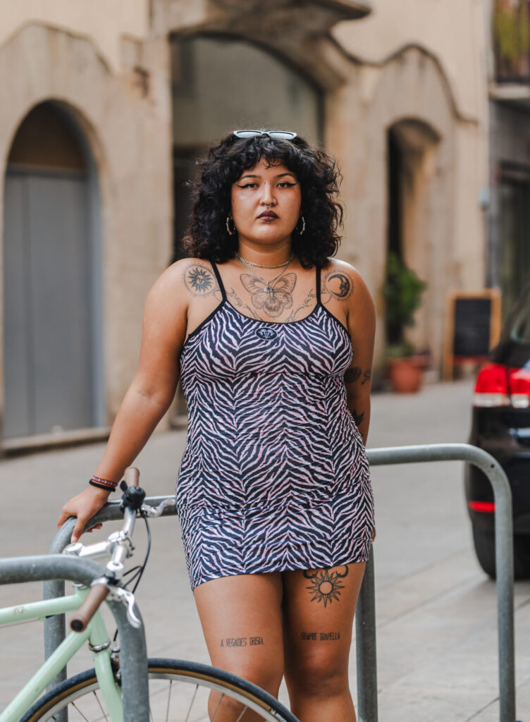 Vestido Kobra de tirantes con cebra rosa